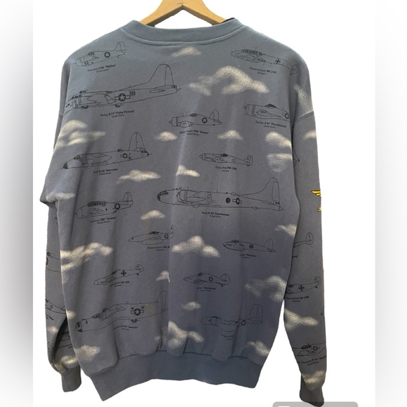 Vintage Warbirds Crewneck Sweatshirt - Picture 2 of 4